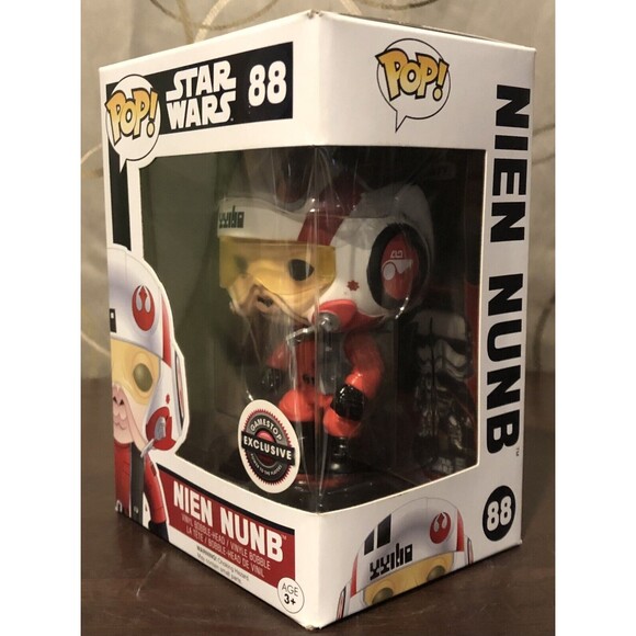 Funko Pop! Star Wars: Nien Nunb #88 GameStop Exclusive Vinyl Figure Bobblehead - Picture 8 of 12